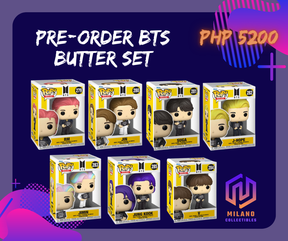 ORDER POP! BTS BUTTER - SET OF 7 (INDIVIDUAL BOXES) – Milano